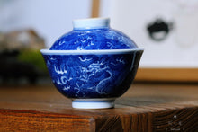 Load image into Gallery viewer, 🐉 Jingdezhen Blue and White Porcelain Dragon Gaiwan