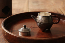 Load image into Gallery viewer, 9999 sterling silver "Ding-style taotie pattern hand-made three-legged tripod pot"