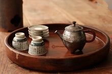 Load image into Gallery viewer, 9999 sterling silver "Ding-style taotie pattern hand-made three-legged tripod pot"