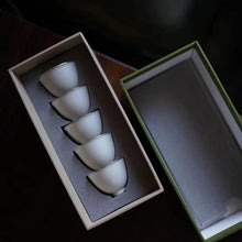 Load image into Gallery viewer, 包银口杯/可以清心也 5杯一组(Silver-coated cup / can be pure heart and also a set of 5 cups )