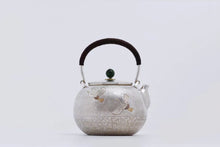 Load image into Gallery viewer, 9999 Sterling Silver "Turtle Crane Yannian Burning Mercury Pot"
