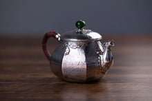 Load image into Gallery viewer, Luanfengzui Ruyi Flower Cloud Shoulder Pattern Octagonal Small Silver Pot