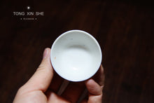 Load image into Gallery viewer, The late Qing Dynasty and the early years of the Republic of China thin tire blue and white blue circle cup(清末民國初年薄胎青花藍圈杯)