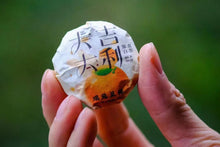 Load image into Gallery viewer, Da Ji Da Li 2015 Tangerine Peel White Tea Small Round Cake