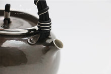 Load image into Gallery viewer, 999 sterling silver boiling teapot and mercury pot, handmade one sterling silver pot with rattan insulation small girders