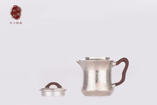 Load image into Gallery viewer, Rabbit Hair Pattern Bell Shaped Silver Pot
