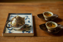 Load image into Gallery viewer, "9999 Xishi hammer pattern tea brewing silver pot"