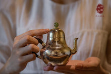 Load image into Gallery viewer, 9999 Sterling Silver Siting Teapot