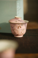 Load image into Gallery viewer, Pastel hand-painted cat/Gaiwan, teacup