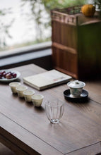 Load image into Gallery viewer, Customized high temperature hexagonal glass Gong Dao Bei | Yingying holds the glass light to add warmth to your tea table