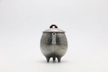 Load image into Gallery viewer, 9999 sterling silver handmade hammered three-legged tea pot
