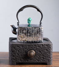 Load image into Gallery viewer, Limited Edition/Quarterly Treasure Heart Sutra Nailed Silver Pot