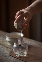 Load image into Gallery viewer, Beige Glaze Slice Antique Gaiwan