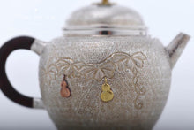 Load image into Gallery viewer, 9999 sterling silver Fulu handmade treasure silver teapot