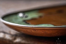 Load image into Gallery viewer, Yuxi lotus pond tea table (with silver edge)