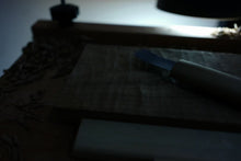 Load image into Gallery viewer, Large lacquered simple black walnut tea tray