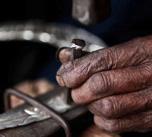 Load image into Gallery viewer, Tao Tie animal print sterling silver teapot(饕餮纹纯银茶壶)