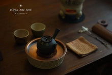 Load image into Gallery viewer, Copper covered lotus petals Hu Cheng base diameter 13.5cm diameter 16cm height 4.7cm