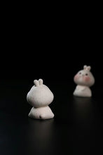 Load image into Gallery viewer, Purple Clay Tea Pet: Cute Bunny