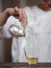 Load image into Gallery viewer, Pre-order/Limited Edition 9999 Sterling Silver Rabbit Silver Pot