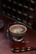 Load image into Gallery viewer, Yixing Qing Hui Duan Ni handmade, Praying frog teacup(祈祷青蛙)