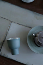 Load image into Gallery viewer, Lingyun Tea Cup (Porcelain Wrapped Silver)50ml