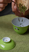Load image into Gallery viewer, Panda gaiwan/cup