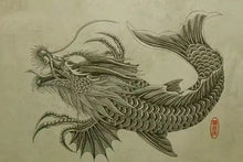 Load image into Gallery viewer, Yuhualong tea tray(鱼化龙茶盘)