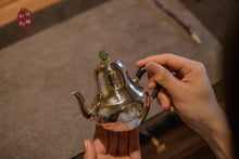 Load image into Gallery viewer, 9999 Sterling Silver Siting Teapot