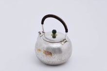 Load image into Gallery viewer, 9999 Sterling Silver "Turtle Crane Yannian Burning Mercury Pot"