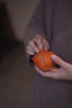 Load image into Gallery viewer, "Coral Red Small Gaiwan" Capacity 100ml