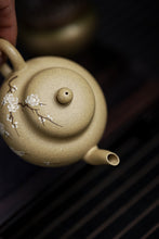 Load image into Gallery viewer, "Plum blossom lotus seed purple clay pot"