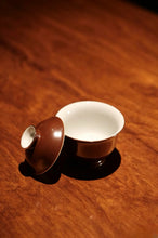Load image into Gallery viewer, Handmade Vintage Purple-Gold Glaze Rimmed Gongfu Tea Set from Jingdezhen紫金釉功夫套装
