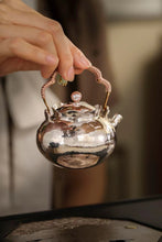 Load image into Gallery viewer, Silver Teapot Set - Graceful and Elegant Lifting - Beam Teapot and Silver Lychee Harvest and Harmonious Silver Cup
