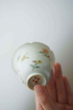 Load image into Gallery viewer, Tongxin She Teahouse Fine Wares: Hand-Painted Famille Rose Butterfly &amp; Blossom, Spring Poetic Charm Encapsulated in Porcelain蝶恋花盖碗杯子
