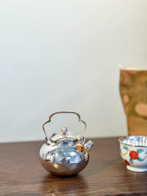 Load image into Gallery viewer, Silver Teapot Set - Graceful and Elegant Lifting - Beam Teapot and Silver Lychee Harvest and Harmonious Silver Cup
