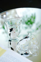 Load image into Gallery viewer, Tongxin Teahouse | Cat Chasing Butterfly Glass Fairness Pitcher: A Whimsical Gem for Your Tea Table

