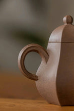 Load image into Gallery viewer, The Inborn Charm of the Teapot, Encountering Wang Yufei&#39;s Carambola-shaped Purple Clay Teapot/100cc
