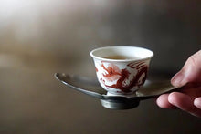 Load image into Gallery viewer, Appreciating Dragons While Savoring Tea: Auspiciousness in Every Cup - The Red Dragon Tea Cups at Tongxin She
