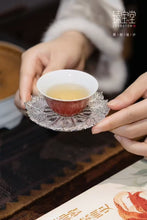 Load image into Gallery viewer, &quot;Filigree Pure Silver Coaster: The Imperial Craftsmanship of Yanjing Eight Masterpieces&quot;
