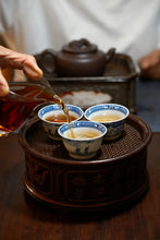 Load image into Gallery viewer, Aged Charm Nurtured in Storage, Premium Tea from Bulang—— 2007 Du Qiongzhi Signed Bulang Impression Ripe Pu'er Collected by Tongxin Teahouse
