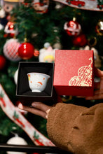 Load image into Gallery viewer, Christmas Limited Edition | Tongxinshe Teahouse Hand-Painted Master Teacups, Brimming with Winter Romance🎄🍵
