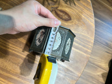 Load image into Gallery viewer, Tea Boat Carrying Elegance: Time and Tea Charm in Tin Teapot Stand
