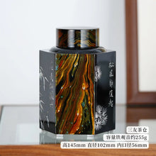 Load image into Gallery viewer, Tongxin She Lacquer-Pure Tin Tea Caddy: An Elegant Tea Storage Vessel, A Legacy of Beauty
