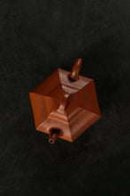Load image into Gallery viewer, Tongxin She Teahouse Collection: Zhaozhuang Premium Small Red Clay · Shouzhuo Square Teapot (Pang Hongzhi&#39;s 120cc Handmade Work)
