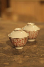 Load image into Gallery viewer, small Fan red poetry gaiwan
