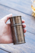 Load image into Gallery viewer, New Arrival at Tongxinshe Teahouse | Bamboo-inspired Pure Tin Portable Tea Caddy: Guarded by Tin, Fragrance Always by Your Side
