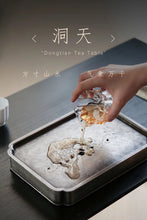 Load image into Gallery viewer, Tongxinshe Teahouse has launched new tin tea vessel trays, where the charm and elegance of tea are fully contained within their small dimensions.
