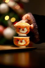 Load image into Gallery viewer, Good Fortune on the Horizon – The Year of the Horse Stackable Tea Set 80ml Gaiwan · Solo Sipping Collection
