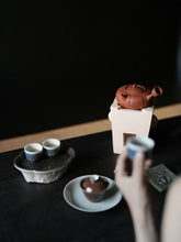 Load image into Gallery viewer, Tongxinshe Teahouse Recommends: Red Clay Melon-Ridged Side-Handled Clay Kettle
